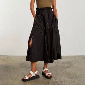 Everlane Black A-Line Skirt